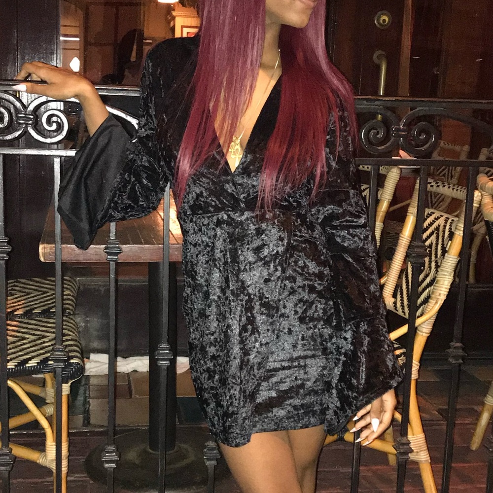 Black Velvet Dress